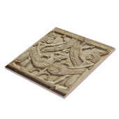 Winged genii, Assyrische Periode, c.750 BC (ivoor) Tegeltje (Zijkant)