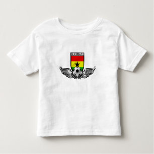 Winged Ghana soccer football embleem Kinder Shirts