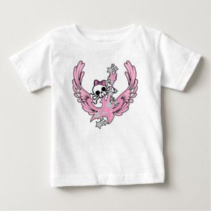 Winged gitaar met Cute Skull