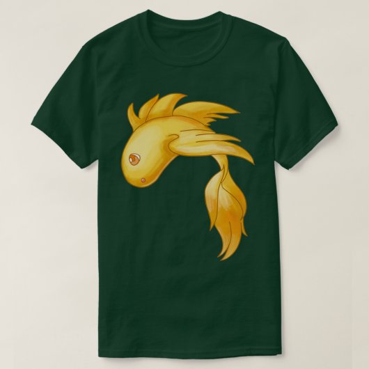 Winged Goldfish T-shirt (Design voorkant)