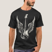 winged guitar t-shirt (Voorkant)