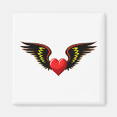 Winged hart magneet (Voorkant)