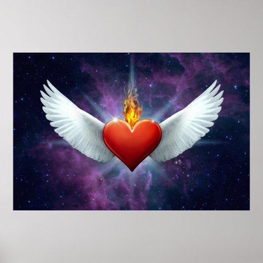 Winged hart poster (Voorkant)