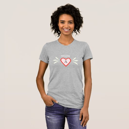 Winged hart t-shirt (Voorkant volledig)