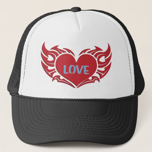 Winged hart trucker pet (Voorkant)