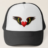 Winged hart trucker pet (Voorkant)