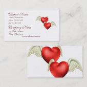 Winged harten Visitekaartjes (Voorkant / Achterkant)