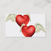 Winged harten Visitekaartjes (Achterkant)