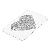 Winged hartenwieg magneet (Linkerzijde)