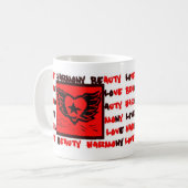 Winged Heart Graffiti mok (Voorkant links)