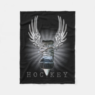 Winged Hockey Fleece Deken