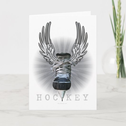 Winged Hockey Kaart (Voorkant)