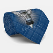 Winged Hockey (op maat) Stropdas (Opgerold)