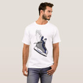 Winged Hockey Schaats t-shirt (Voorkant volledig)