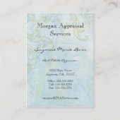 Winged juwelen in Daisy Visitekaartjes (Achterkant)