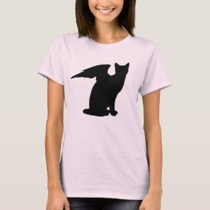 Winged kat T-shirt