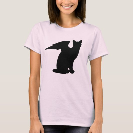 Winged kat T-shirt (Voorkant)