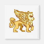 Winged lion magneet (Voorkant)
