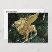 Winged Lion Ornament Briefkaart (Voorkant / Achterkant)