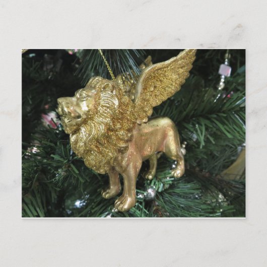 Winged Lion Ornament Briefkaart (Voorkant)