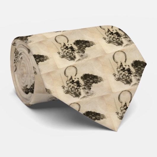 Winged lion stropdas (Opgerold)