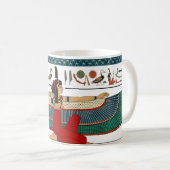 Winged Ma'at Egyptian Goddess of Truth Koffiemok (Voorkant rechts)