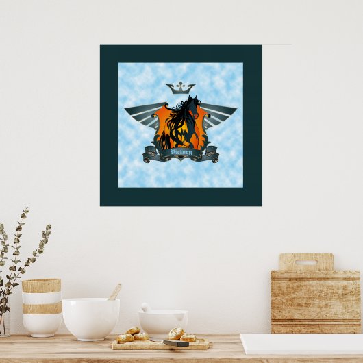 Winged overwinning - Poster (Keuken)