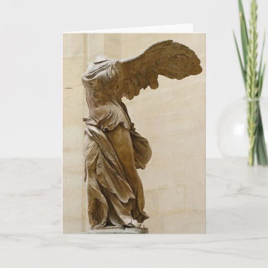 Winged overwinning van Samothrace Kaart (Voorkant)