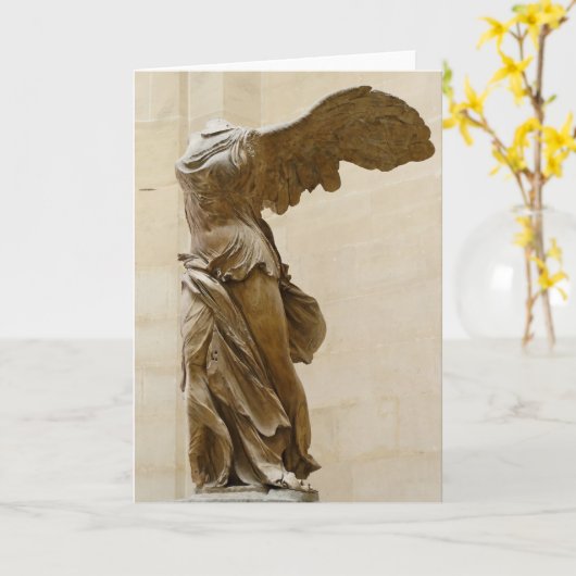 Winged overwinning van Samothrace Kaart (Gele Bloem)