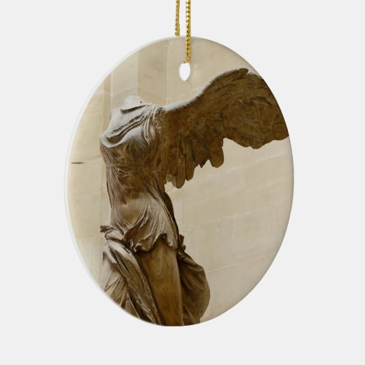 Winged overwinning van Samothrace Keramisch Ornament (Rechts)