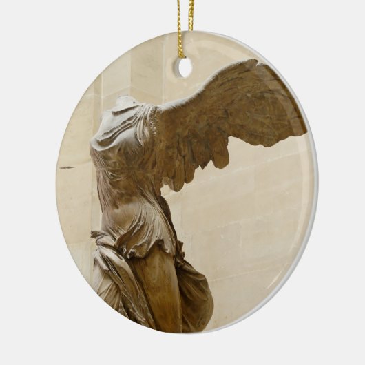 Winged overwinning van Samothrace Keramisch Ornament (Links)