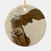 Winged overwinning van Samothrace Keramisch Ornament (Achterkant)