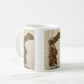 Winged overwinning van Samothrace Koffiemok (Voorkant links)