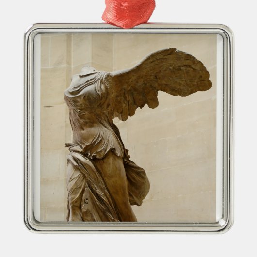 Winged overwinning van Samothrace Metalen Ornament (Voorkant)