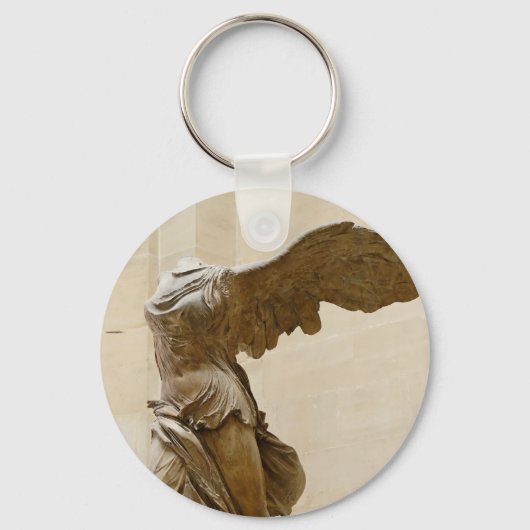 Winged overwinning van Samothrace Sleutelhanger (Voorkant)