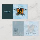 Winged overwinning - Visitekaartje (Voorkant / Achterkant)