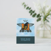 Winged overwinning - Visitekaartje (Staand voorkant)