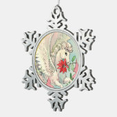 Winged paard Kerstmis Tin Sneeuwvlok Ornament (Rechts)