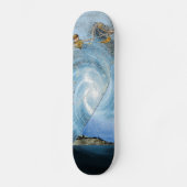 Winged paardenkarton skateboard (Voorkant)