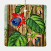 Winged Passion-Flower Temple of Flora - Kerstmis Keramisch Ornament (Achterkant)