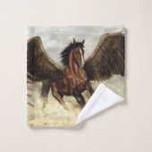 Winged Pegasus Bad Handdoek (Wasdoekje)