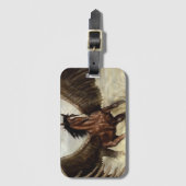 Winged Pegasus Bagagelabel (Voorkant (verticaal))