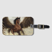 Winged Pegasus Bagagelabel (Voorkant (horizontaal))