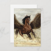 Winged Pegasus Bedankkaart (Voorkant / Achterkant)