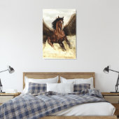 Winged Pegasus Canvas Afdruk (Insitu (Slaapkamer))