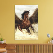 Winged Pegasus Canvas Afdruk (Insitu (Woonkamer))