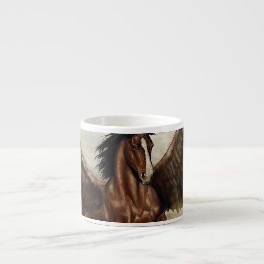 Winged Pegasus Espresso Kop (Voorkant)