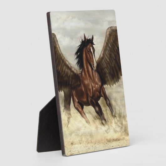 Winged Pegasus Fotoplaat (Zijkant)