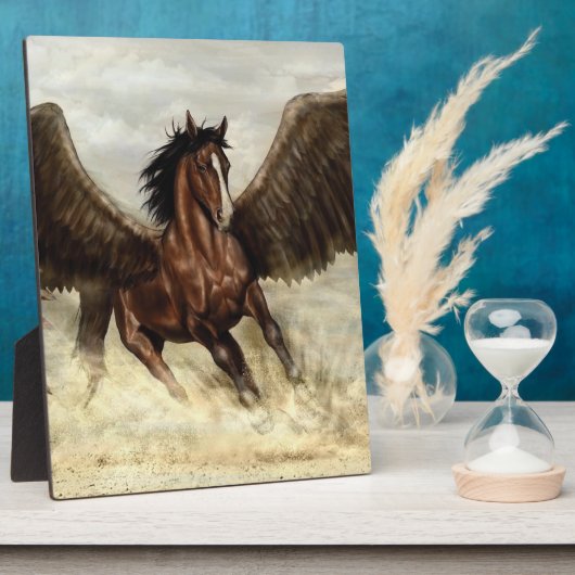 Winged Pegasus Fotoplaat (Zijkant)