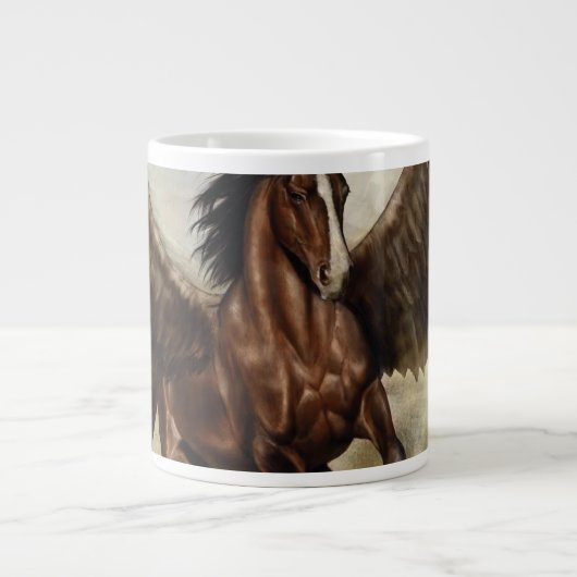 Winged Pegasus Grote Koffiekop (Voorkant)